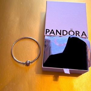 Pandora Moments Stars + Galaxy Bangle 17cm